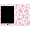 Pink Cow Print iPad Skins